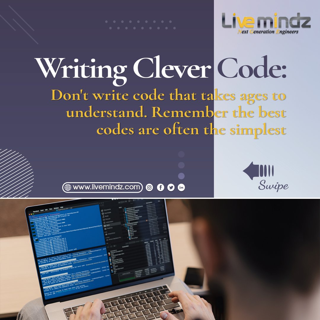 Livemindz1's tweet photo. Here are some tips that will change your programming game completely.

 #programming #livemindz #tech #digitaltransformation #career #hiring #jobalert https://t.co/sVqWfW7Umu