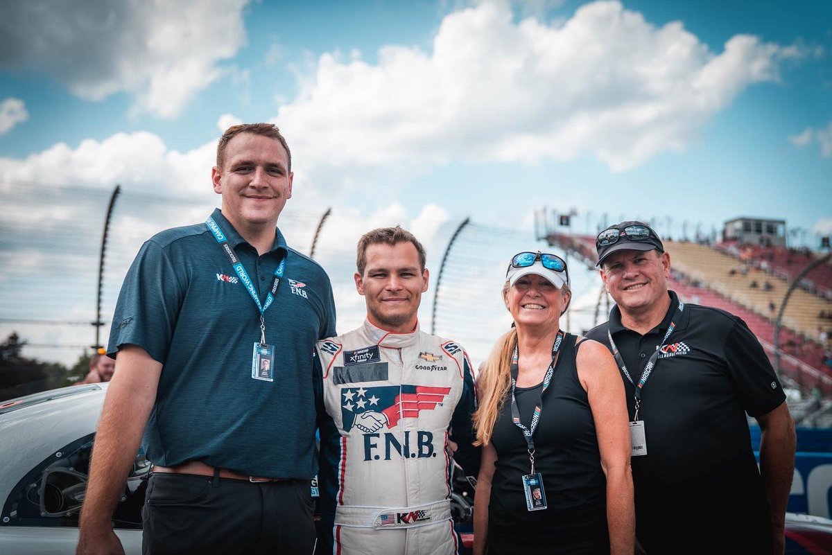 BMSRaceTeam's tweet photo. 📸 Race recap: @WGI 

@KrisOnNASCAR started the #sunocogorewards200 from the 36th position. He raced hard until his #68 #FNB Chevy Camaro suffered mechanical issues with a failing drive shaft. 

#NASCAR https://t.co/QPxJaxw6QG
