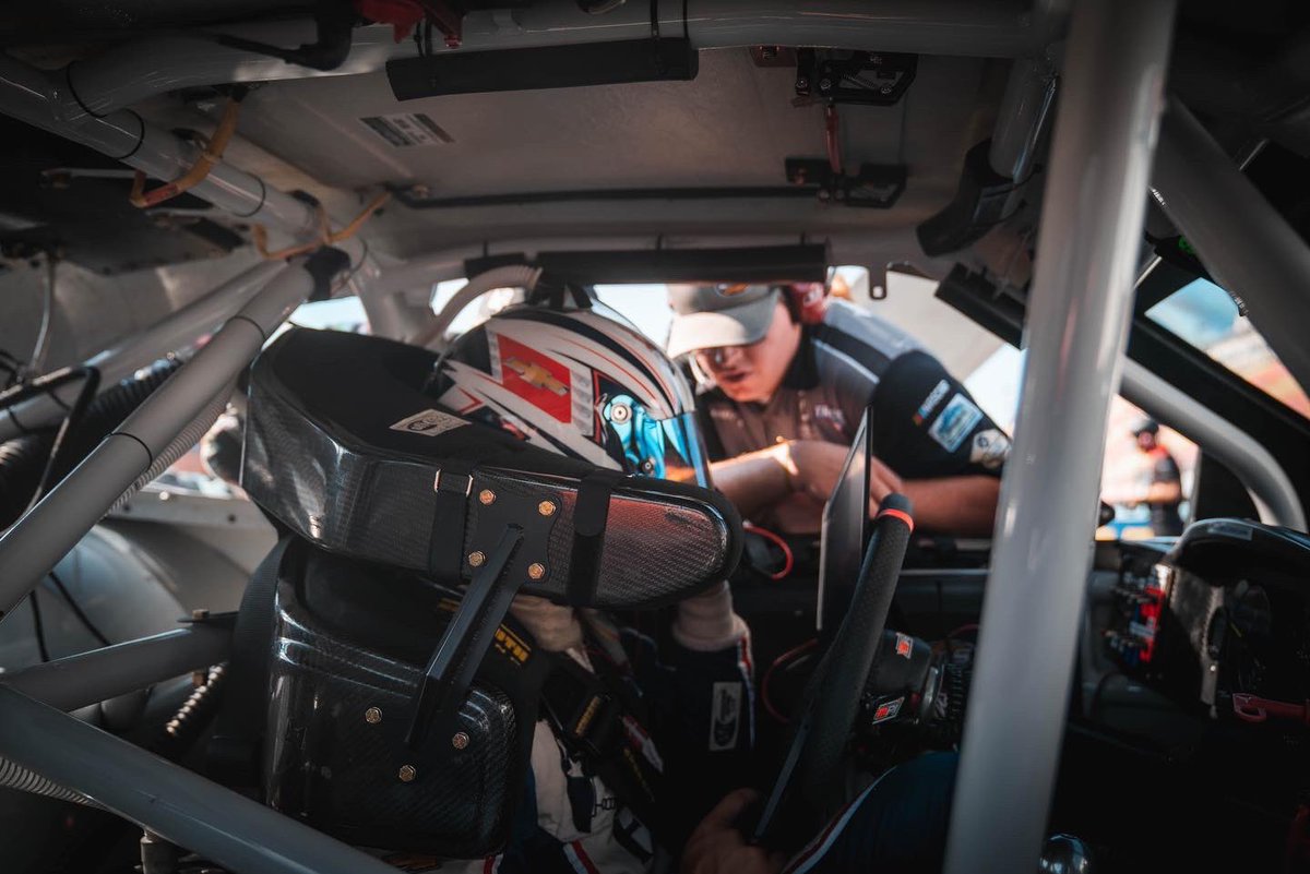 BMSRaceTeam's tweet photo. 📸 Race recap: @WGI 

@KrisOnNASCAR started the #sunocogorewards200 from the 36th position. He raced hard until his #68 #FNB Chevy Camaro suffered mechanical issues with a failing drive shaft. 

#NASCAR https://t.co/QPxJaxw6QG
