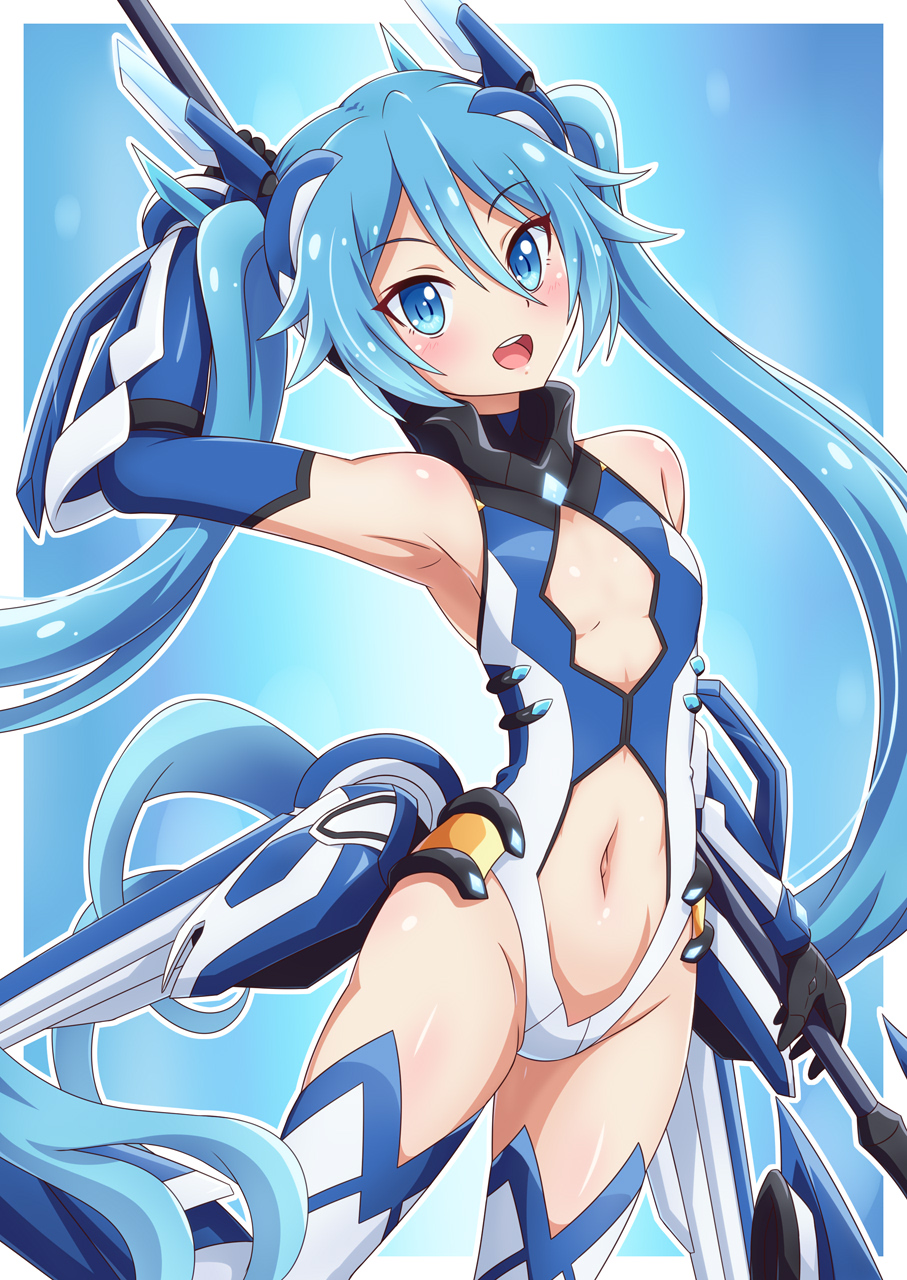 ブシロードスリーブ 俺、ツインテールになります。テイルブルー スリーブ】アニメ「俺、ツインテールになります。」から「テイル