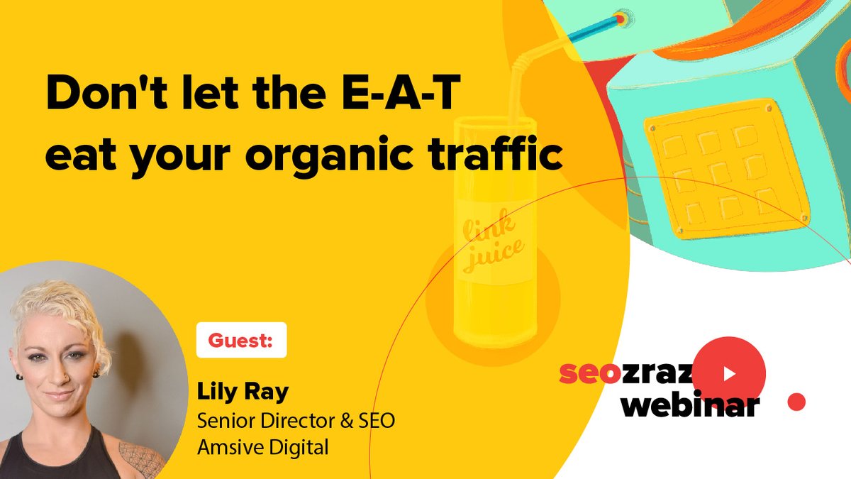 Lily Ray is a prominent SEO professional. She is the Senior Director of SEO at Amsive Digital.In.
🔴In this presentation, Lily will show us how to handle the website content to increase the E-A-T, why it is so crucial and who is involved.
✔ forms.gle/y6iJdtfnkUFEDh…