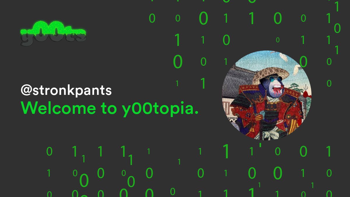 Welcome <a href="/stronkpants/">stronkachu</a>.

Your application for <a href="/y00tsNFT/">y00ts</a> has been accepted.