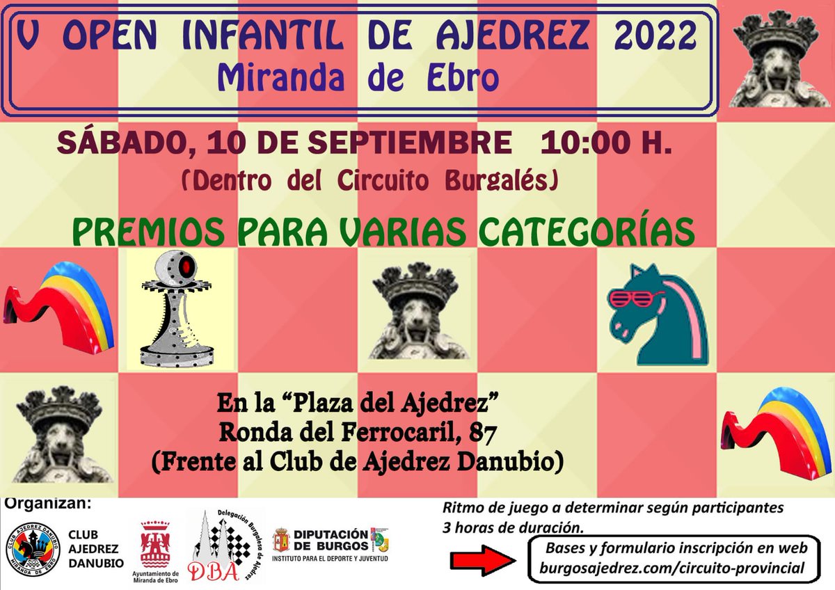 Próximo torneo infantil en Miranda de Ebro. ¡Animaos los que podáis!