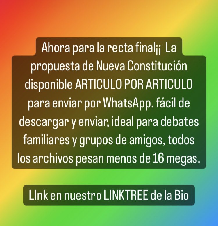 Audiolibro de la Nueva Constitución de Chile tweet media