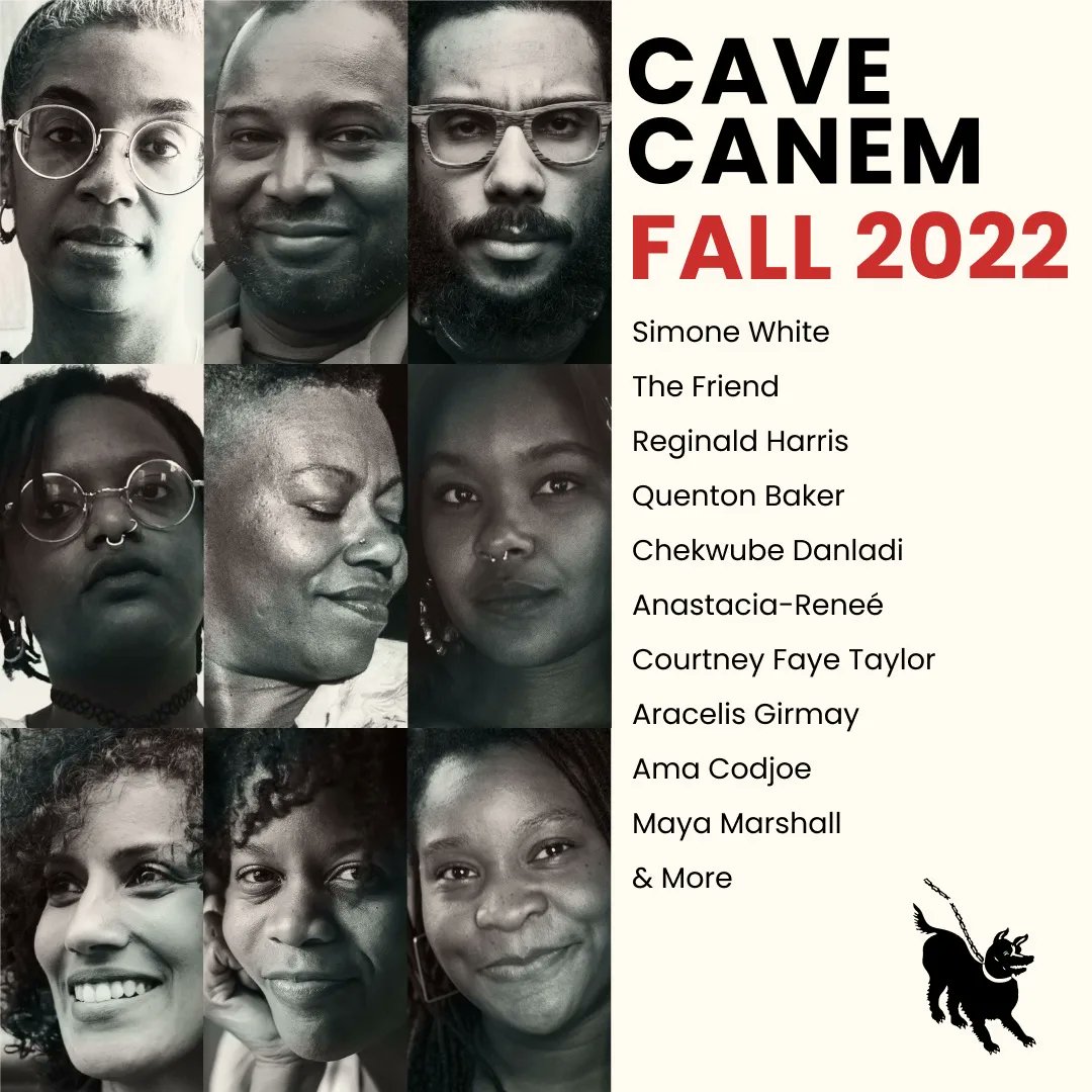 cavecanempoets's tweet photo. 🍁We’re going hybrid for Fall 2022! Join us this season to remember what Black poets do, how they sustain us in times of crisis, and how they renew us in the aftermath. https://t.co/twOjdj3i73 #AHomeForBlackPoetry https://t.co/To1DhWEESe