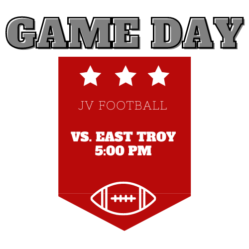 JV Football takes on East Troy tonight at home starting at 5:00. #gochiefs