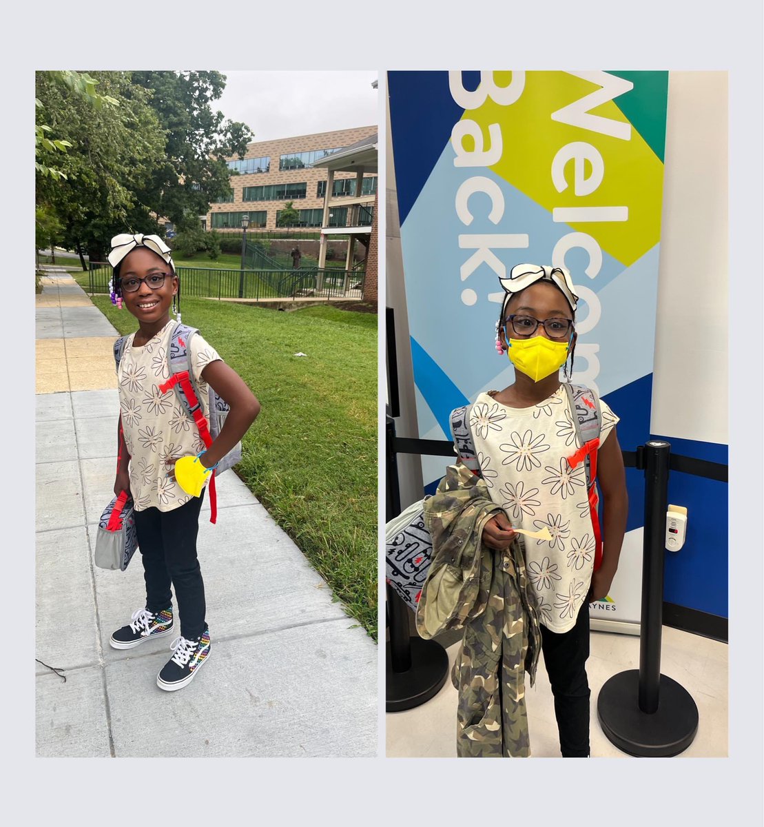 LaJoyLaw1's tweet photo. Well folks! I officially have a middle schooler! Bri is officially in the 6th grade and in the loving care of @ELHaynesPCS ! Proud of you Bri! Keep shining and shout out to all the amazing educators, teachers, and staff at EL Haynes @HDinDC ! https://t.co/ROZS6KLD1H