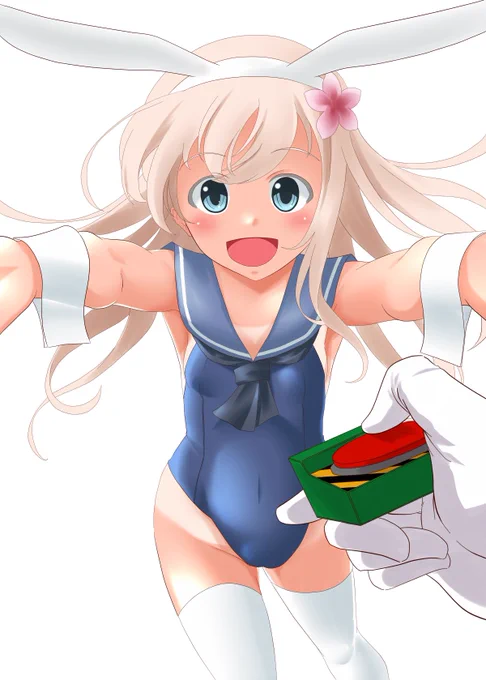 潜水艦バニーはもう少し試行錯誤が必要だねろーちゃん。 