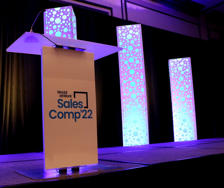 WorldatWork's tweet photo. Today is the day #salescompensation #professionals! #WorldatWork #SalesComp22 is kicking off! We can't wait to meet all of you sales comp and #operations experts! Be sure to share your favorite #SalesComp22 moments on your favorite social media platform! https://t.co/FArSa1C0hv