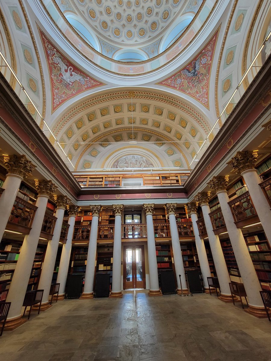 The Finnish National Library... Walked through it today.  It's beautiful! #Helsinki @myhelsinki https://t.co/8U376n6omK