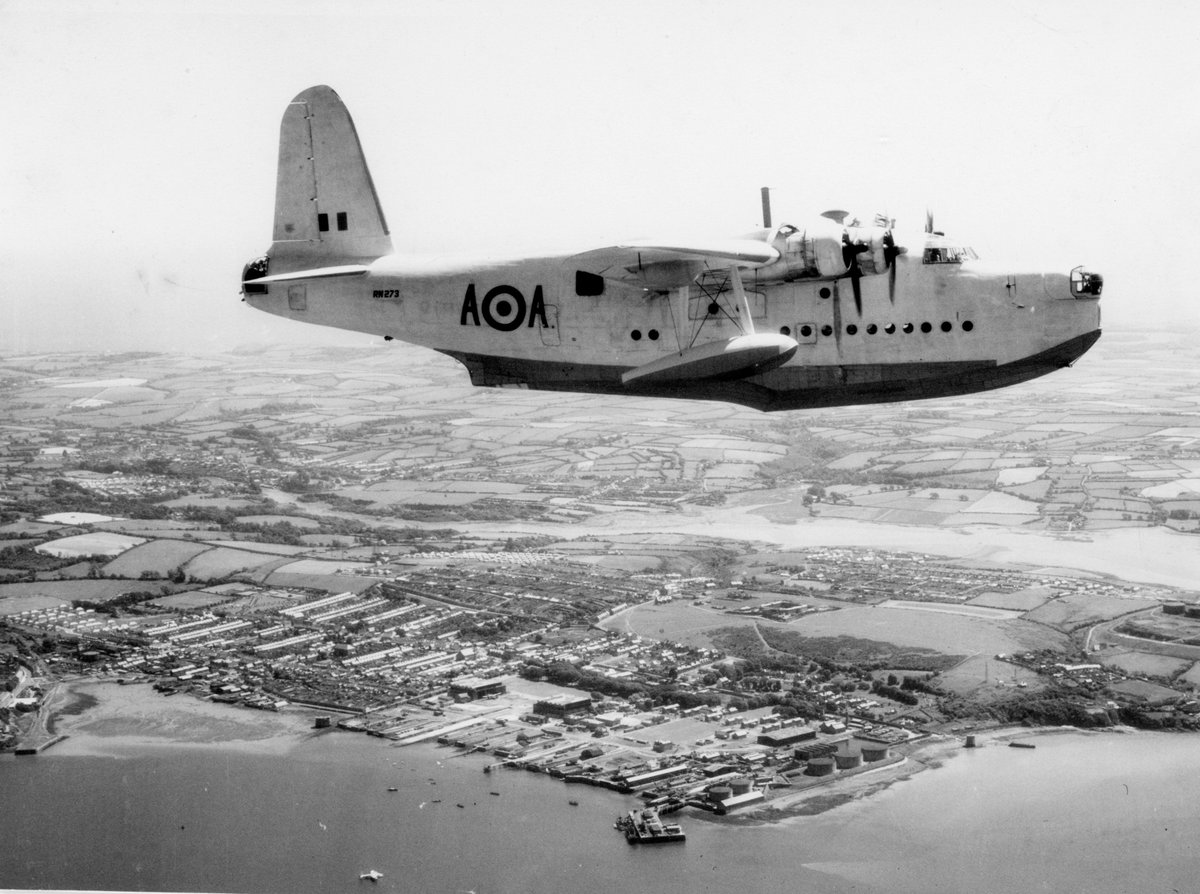 Images in our archive don't come much better than this...
A Short Sunderland and RAF Pembroke Dock, together in the same frame. This image dates to the mid-1950s.
