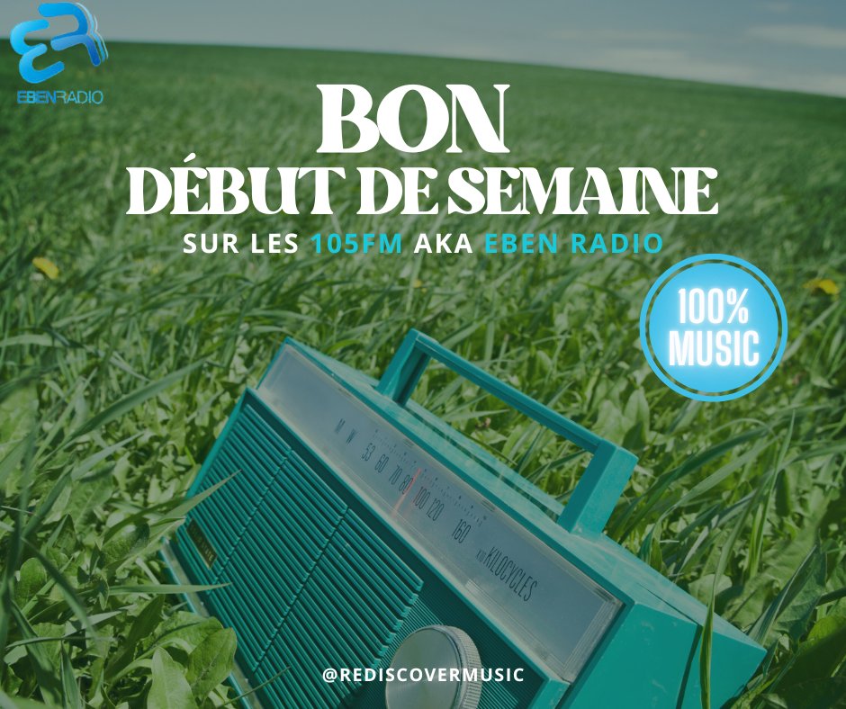 ebenradio's tweet photo. Agréable lundi chez vous et restez câblés sur les 105FM, la meilleure station de découverte musicale. Rien de mieux pour bien commencer sa semaine 😍👉🏾📻👉🏾🎧

#ebenradio #rediscovermusic #105fm #ecclecticsongs #gabon #lundi #music https://t.co/2xAJkVxiqB