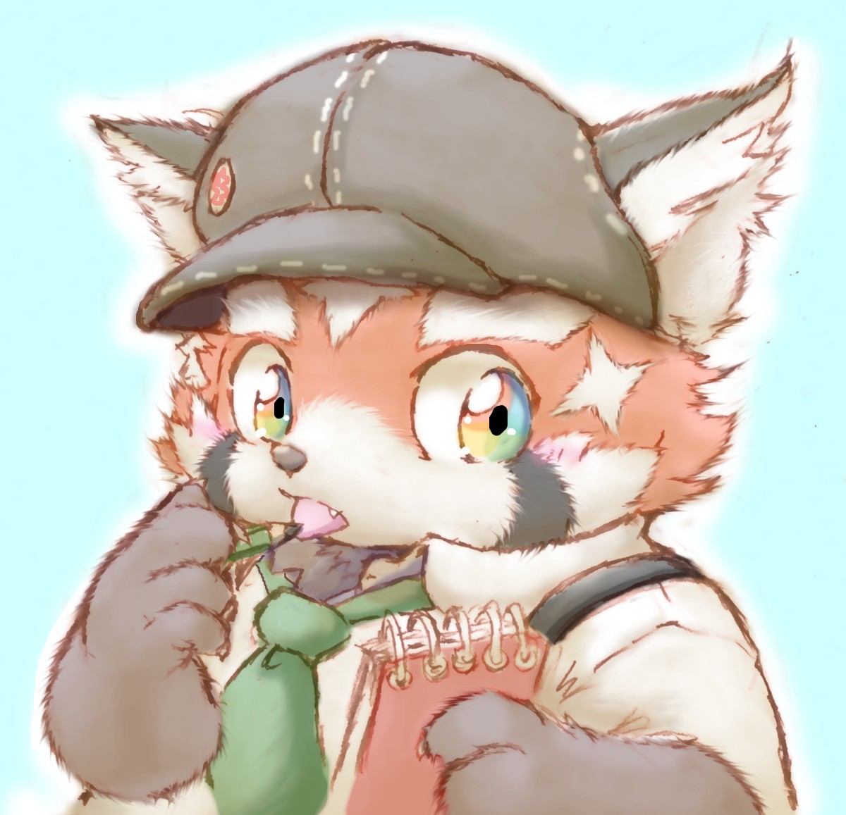 「今日は絵も描けそうにないから過去作ね!原作知らんくせにそこそこ描いてた放サモイラ」|にゃんた＠あにまる村だよりのイラスト