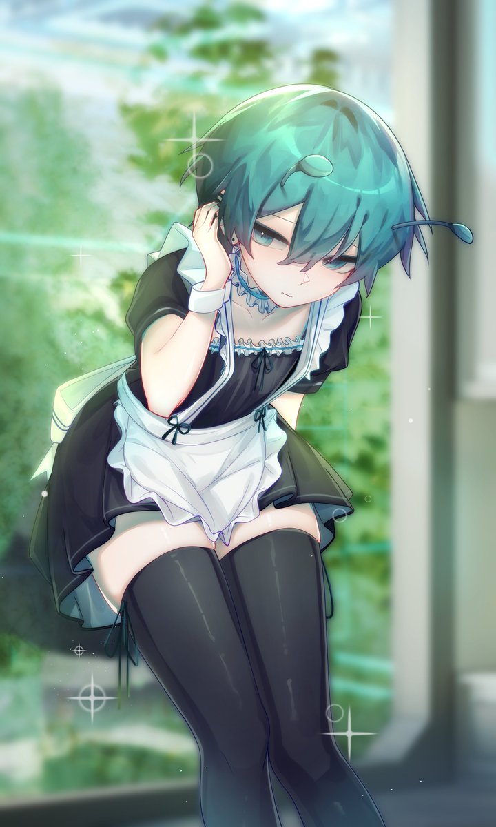 why a maid outfit ?? i cant clean or cook?? #vtuber