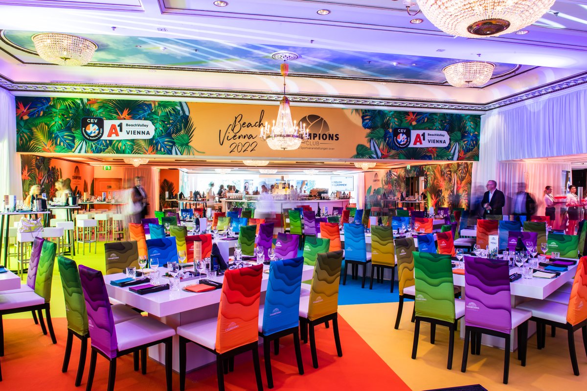 We always like to come up with something special for our guests. Whether party people or those who like to enjoy it in a relaxed atmosphere. This year's Champions Club, the VIP area at the A1 CEV BeachVolley Nations Cup, was once again something different. We hope you enjoyed it.