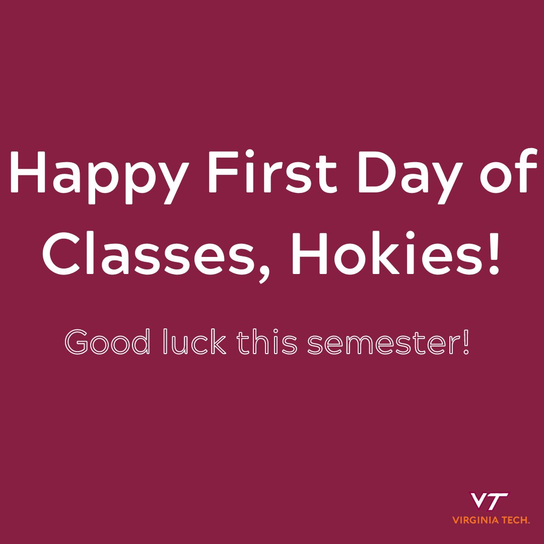 vtgeosciences's tweet photo. Hope you all had a restful summer! Welcome back to Blacksburg, and have a great first day of classes, Hokies! https://t.co/X4RxM7odZI
