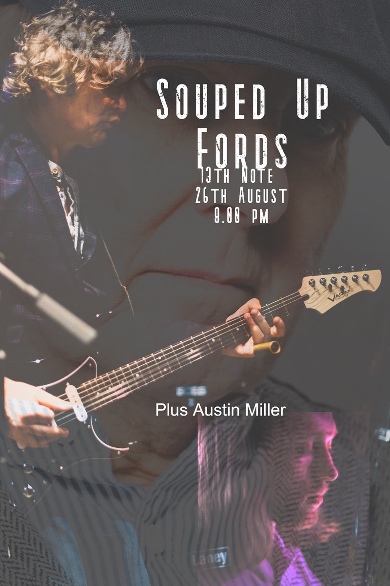 Soupedupfords's tweet photo. Come on down. The Soups with the fantastic Austin Miller. https://t.co/pY3SnOtTiF