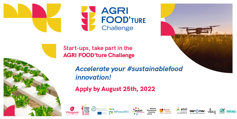 #Startup, do you innovate for more #sustainable practices in growing, manufacturing or consuming food? 
✅Apply to the #AgriFoodTure Challenge !

🏆Visibility, cash prizes, and development support packages to be won! 

➡️agrifoodture-challenge.com
