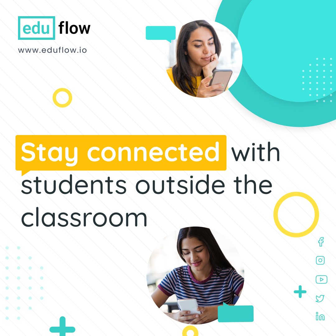 eduflowhq's tweet image. Extend help to students who need to work from home, communicate with parents outside school hours, and boost student success with Eduflow's unified platform. 
Visit: eduflow.io
#ClassroomCommunication #Workfromhome #studentsucess #customcommunication #eduflow