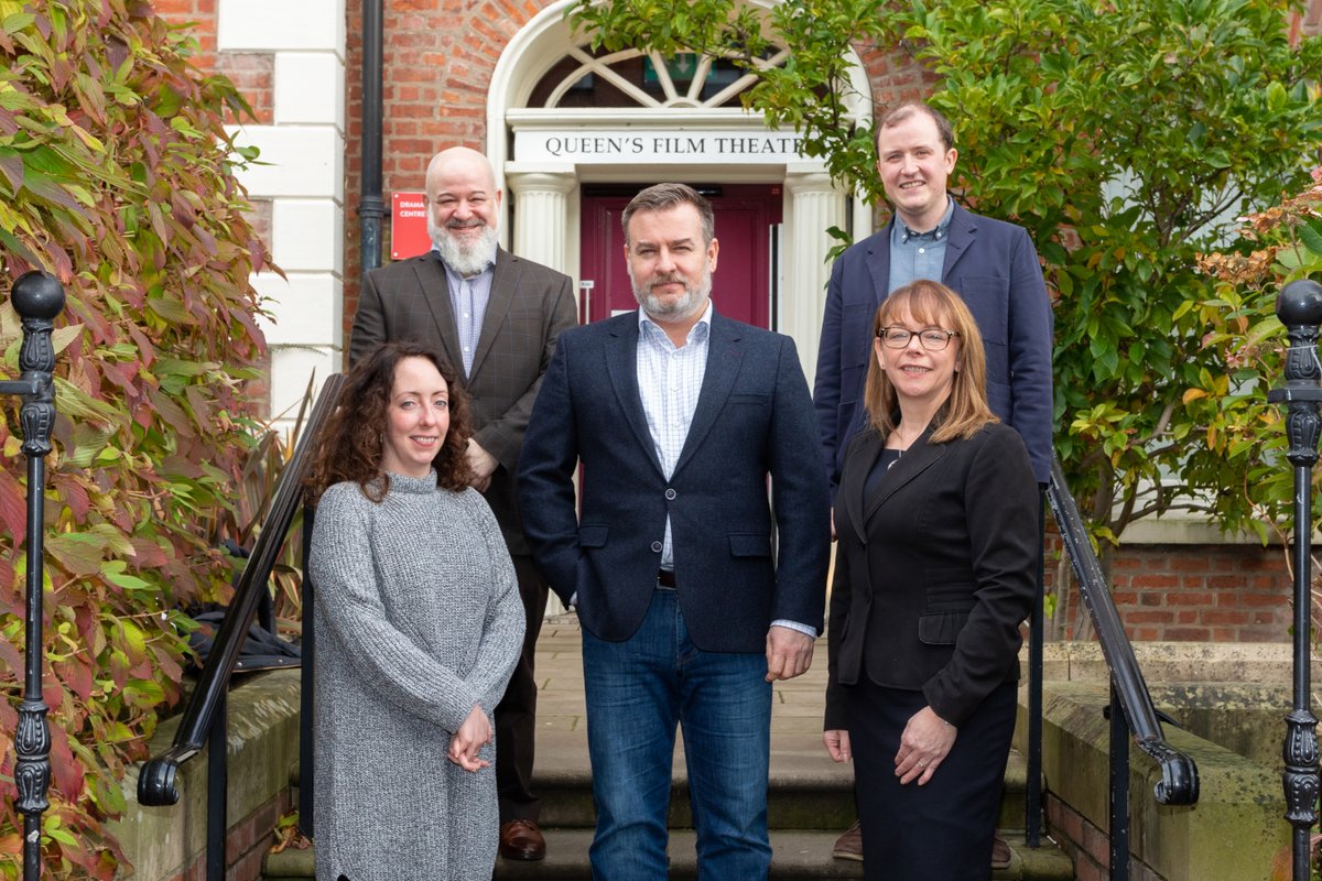 FrielReimagined's tweet photo. Who are we? 

We're a unique drama research &amp; engagement project based on the work of playwright Brian Friel.

Led by Dr Paul Murphy, we're working to digitise over 3,000 of Friel's manuscript pages in a new partnership between @qubelfast, @nationallibraryofireland &amp; @JSTOR_org. https://t.co/5dWzQqhHdl