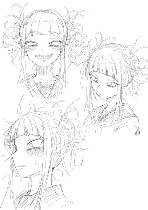 顔を可愛く描けるようになりたいから練習するぞ! 46 