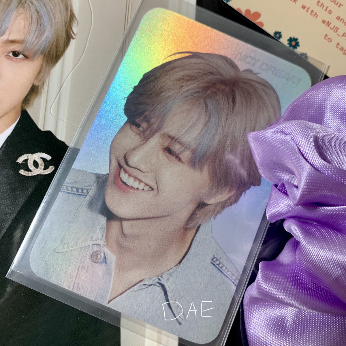 chenjishaul's tweet photo. ❁ཻུ۪۪.;:୭̥.┊🖇 #DAELY_Mails ! ꒱

— love mail from @najaesales !thank you so much po for the super smooth transaction~ finally a Jaemin wb holo haver, he came home safely po thank u for packing it safely and for the super cute scrunchie freebie! 🫶 #NJS_PROOFS https://t.co/l1bZB2PZtr