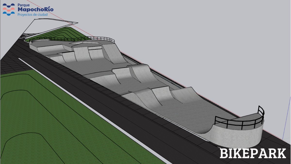 MapochoRio's tweet photo. Ya se pueden reconocer los primeros avances del #bikepark de #MapochoRio, que se ubicará en Costanera Sur con El Arroyo, en #CerroNavia. Esta obra permitirá la práctica del BMX freestyle (estilo libre), deporte olímpico desde los jJuegos de Beijing 2008. https://t.co/iaL7fN51hc