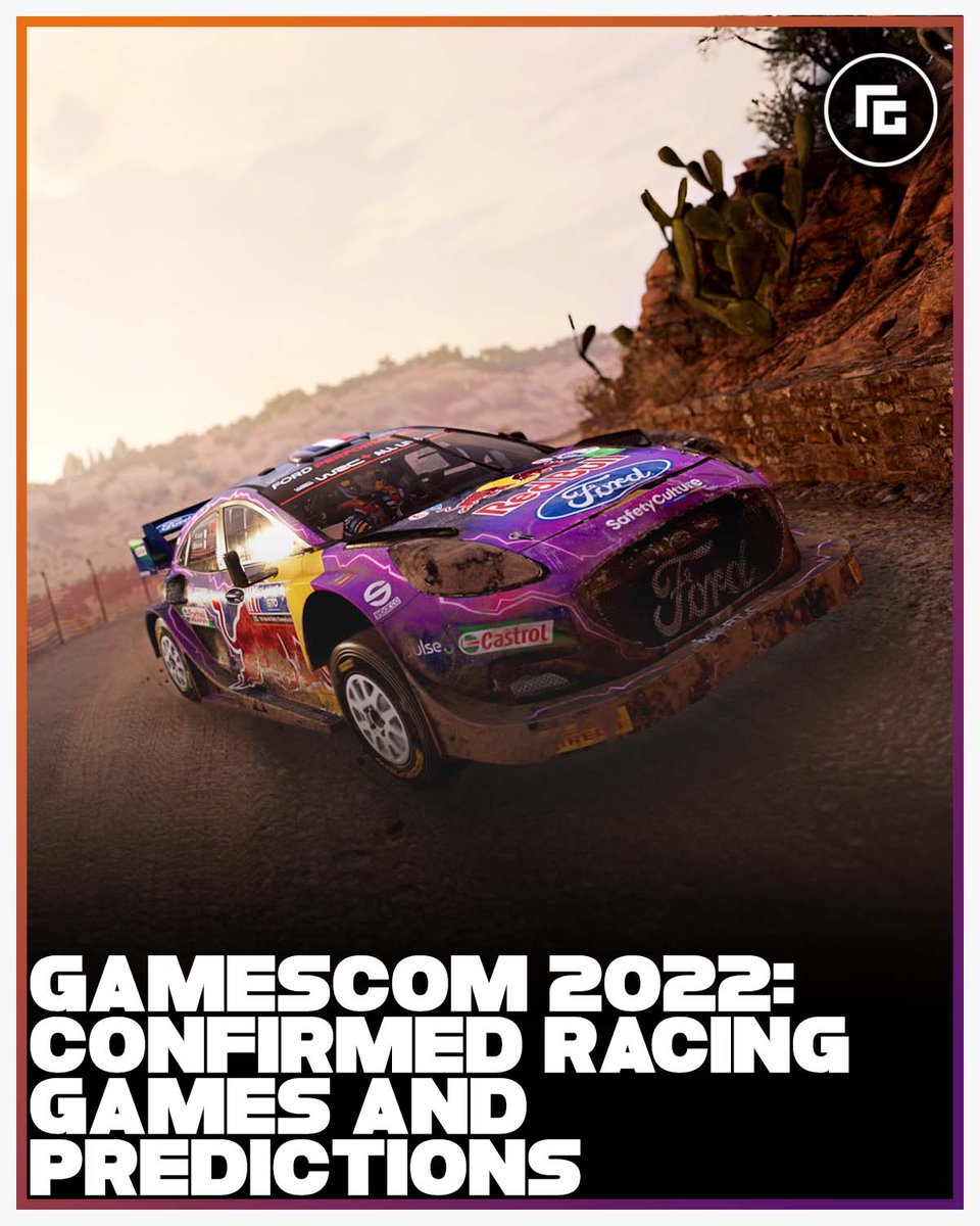 RacingGamesGG's tweet photo. Gamescom starts this week!

Which of these racing games are you looking forward to seeing at #Gamescom2022? 

https://t.co/u9smEekYh3

#WRCGenerations #DakarDesertRally #Wreckreation #Stuntfest #NeedForSpeed2022 #ForzaMotorsport @WRCTheGame @DakartheGame @Stuntfest @ArcadeDriving https://t.co/LM0srNEUcY
