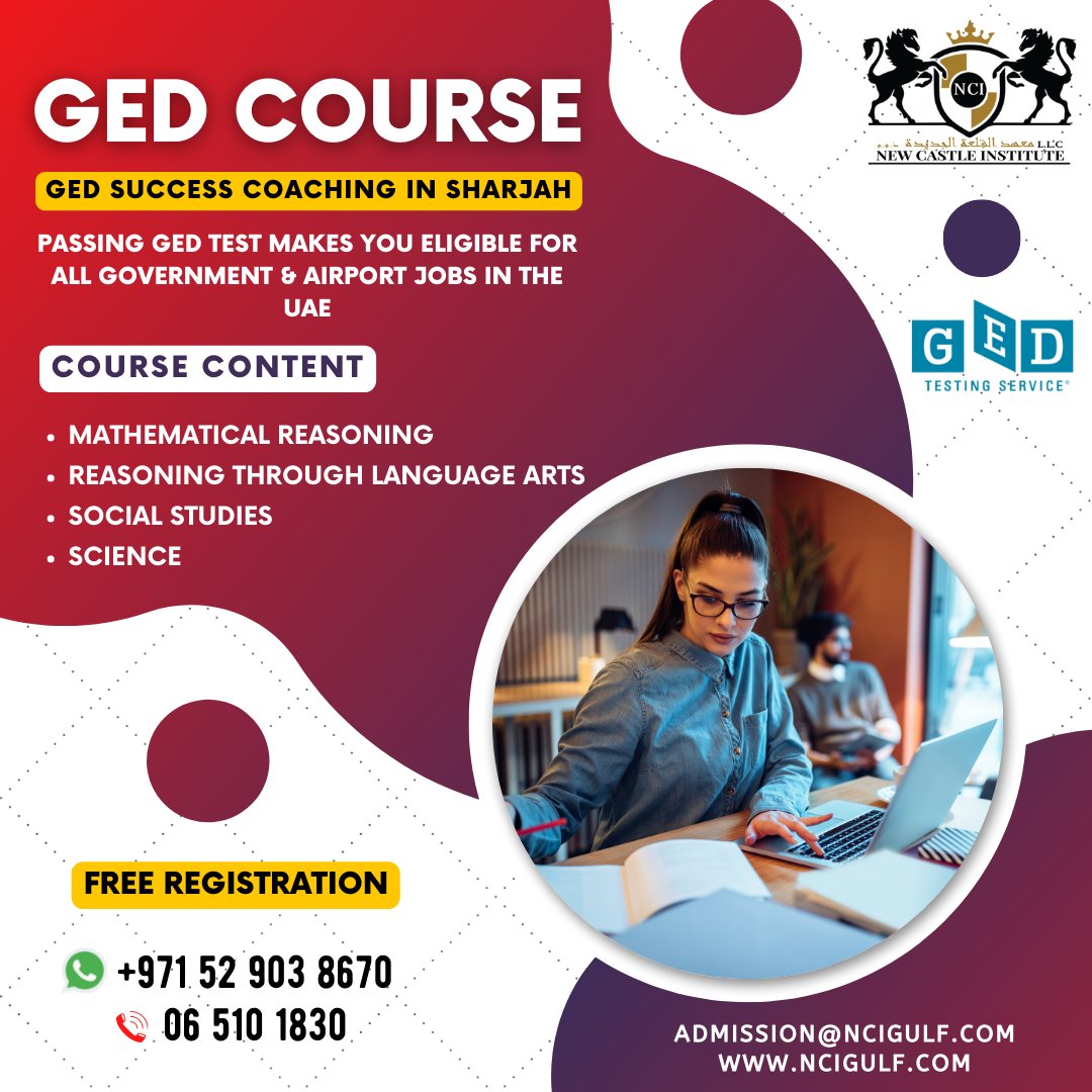 ncigulf's tweet photo. ๐ฅ Admission Open for IELTS and GED !! ๐ฅ
Join us and prepare yourself for IELTS and GED with well-experienced trainers.
โ
For Call / Whatsapp : +971 6 5101830 | +971 52 903 8670
#Ncigulf #Ielts #Highereducation #Newcastleinstitute #Gedclasses #Ieltstraining #Ged #Ncigulfsharjah https://t.co/7Vs4yZpmUp