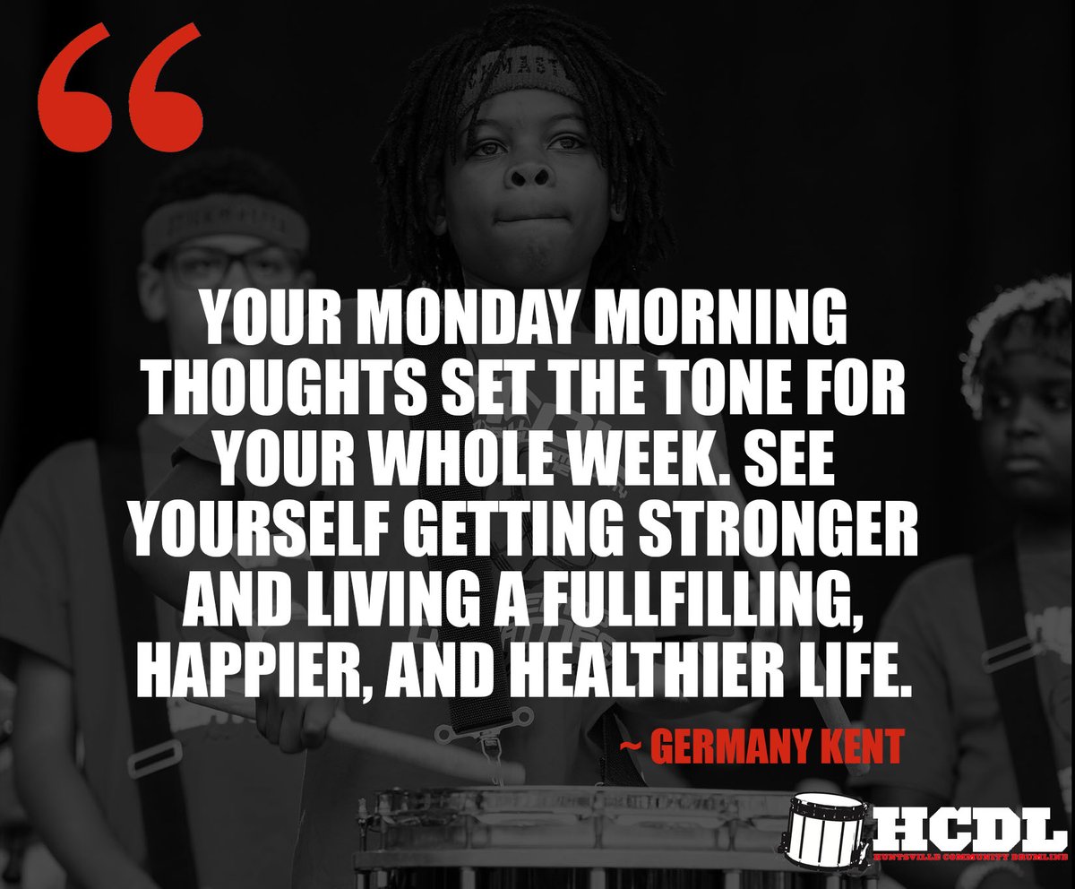 We are setting the tone for the week! 🥁 💪

#MondayMotivation
#HCDL
#LivingLifeLoud