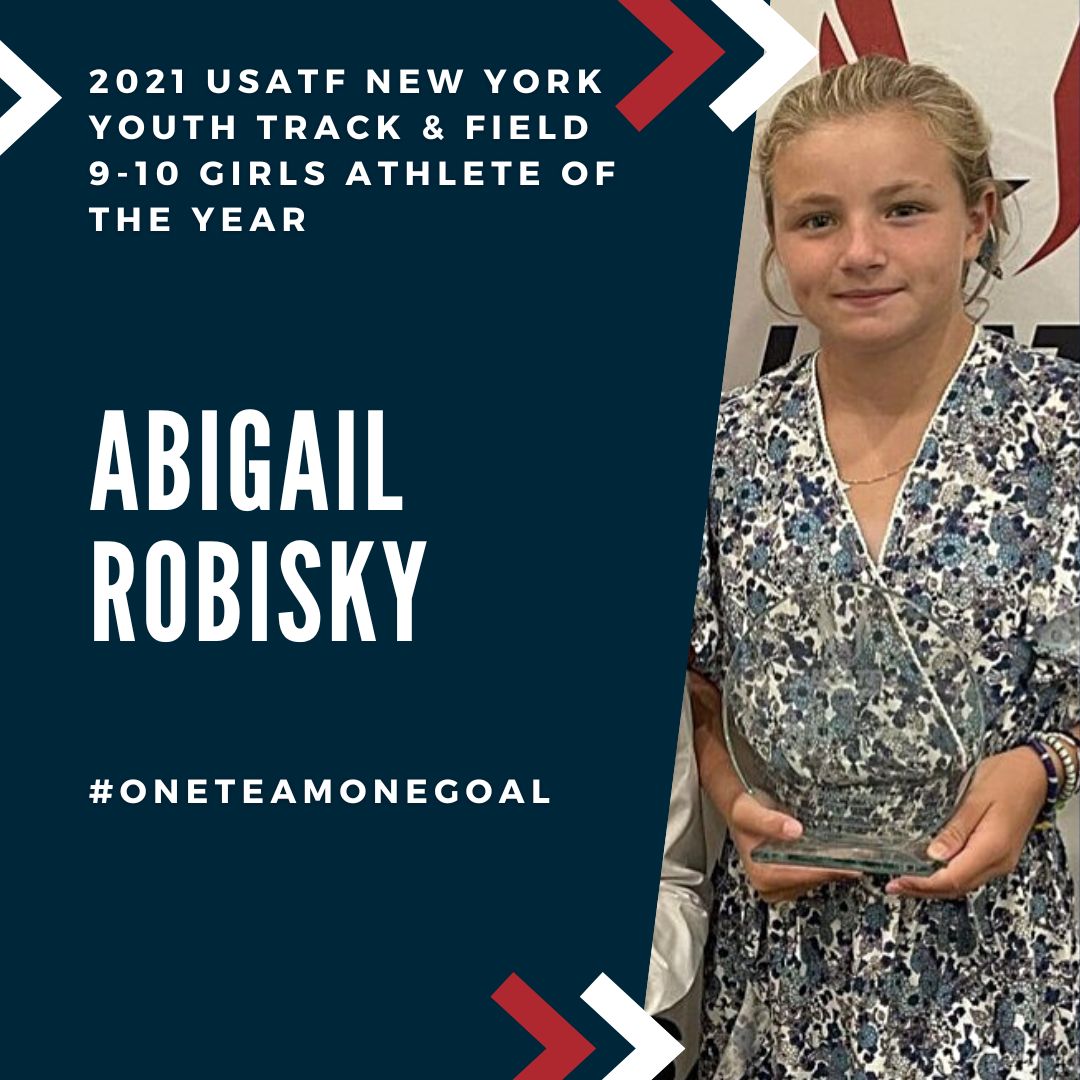 Ocean Breeze WaveRunners Abigail Robisky &amp; Peter Trapani Jr. were named the 2021 USATF New York Youth Track &amp; Field 9-10 Boys &amp; Girls Athletes of the Year at the 7th Annual USATF New York Awards Celebration this past weekend!

Congrats PJ &amp; Abigail! #OneTeamOneGoal 🏆🏆