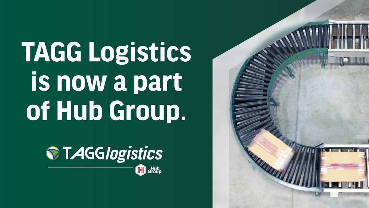The acquisition of TAGG Logistics advances our strategy to provide the industry’s premier supply chain solutions & expands our position in the rapidly growing e-commerce fulfillment space. We welcome TAGG’s team members & customers to the Hub Group family. bit.ly/3pDYcz3
