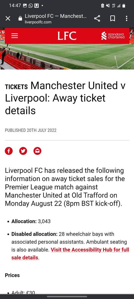 JayKearns_'s tweet photo. Anybody have any idea how the Everton game sells out on 11, when United with only 141 more tickets sells out on 4? Something not right here https://t.co/GhYk2ajJtt
