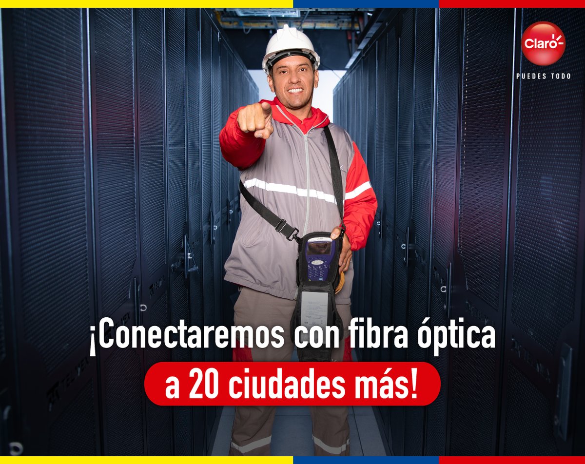 ANDRESPARRA201's tweet photo. Seguimos con nuestro compromiso de transformar la vida de los colombianos. En los próximos meses, llevaremos fibra óptica a San Andrés, Pamplona, Pitalito, entre otras ciudades del país, las cuales van a tener todos los beneficios de ser parte de la red #1 en Cobertura 4G!! https://t.co/boZU9GtMgq