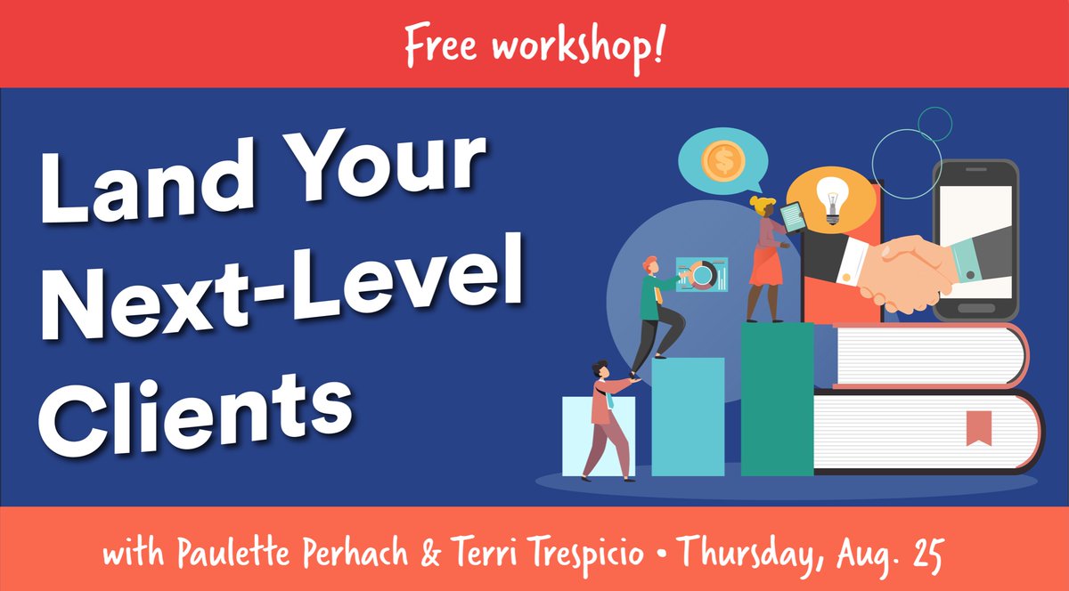 pauletteperhach's tweet photo. Where are #FreelanceWriters finding these clients who pay well, pay on time, and respect boundaries?

This Thursday, @TerriT and I will tell you how *we* do it — during this free workshop!

Sign up here: https://t.co/XiYnpXhuZi

#WritingCommunity #freelancer https://t.co/f28SXehkiV