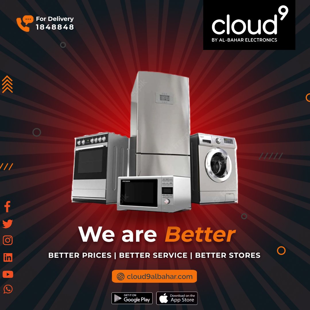 cloud9albahar's tweet photo. Cloud9...we are better

A better shopping experience for all your #electronics and #appliances needs in Kuwait. From #iphones, #applewatch to #ac, we have it all.

#shopping #iphone #electronics #appliances #kuwait #anker #ledtv #apple #smartphone #smartwatch #online #koutmall https://t.co/wNqCU3N73Y