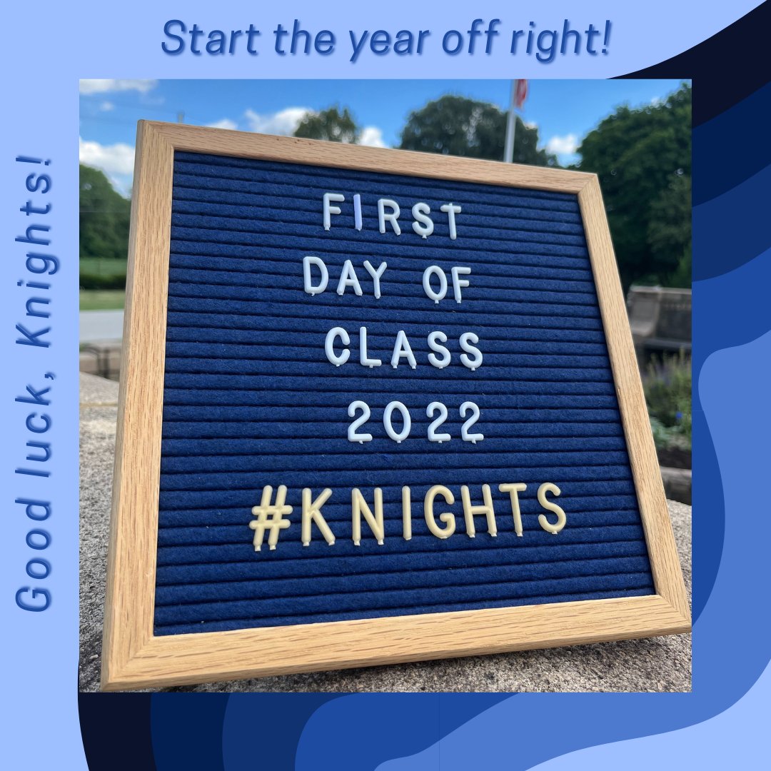 Woohoo!

Classes have resumed for the fall semester and we are getting back into the swing of things! Good luck to all of our students as they start yet another semester of their education career.

Go Knights!

#MakeItMarian