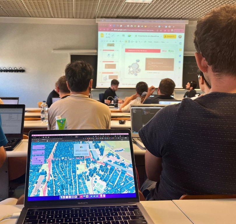 blueskylab's tweet image. @json_singh & @SrijitCoder closing Day 1 of @foss4g with insightful workshops on city modeling with @maplibre & handling spatial data with @postgis @PostgreSQL!
@Enock4seth @astroidex @WShilman @SebasOscarLopez
#GIS #FOSS4G2022 #Map #climate