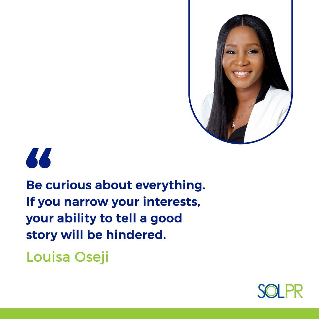 solpr_ng's tweet photo. As a PR expert, you should be ready to learn, be it about new and potential clients, competitors, technology, products or innovations.
Curiosity keeps you up to date on trends and the media.
#solpr #curious #curiosity #prexpert #public #publicrelations #quotes https://t.co/W6PxsKkbwU