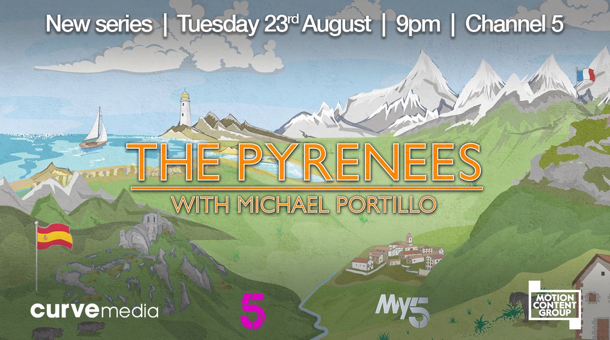 New series 'The Pyrenees with Michael Portillo' starts Tuesday 23rd August at 9pm on Channel 5