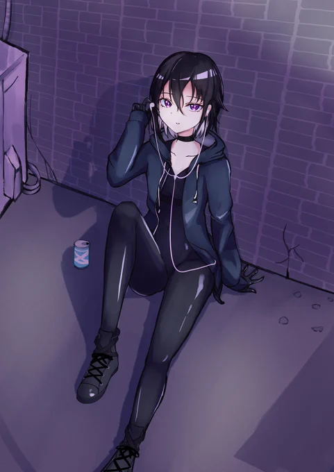 練習で描いた娘 #オリジナル #イラスト