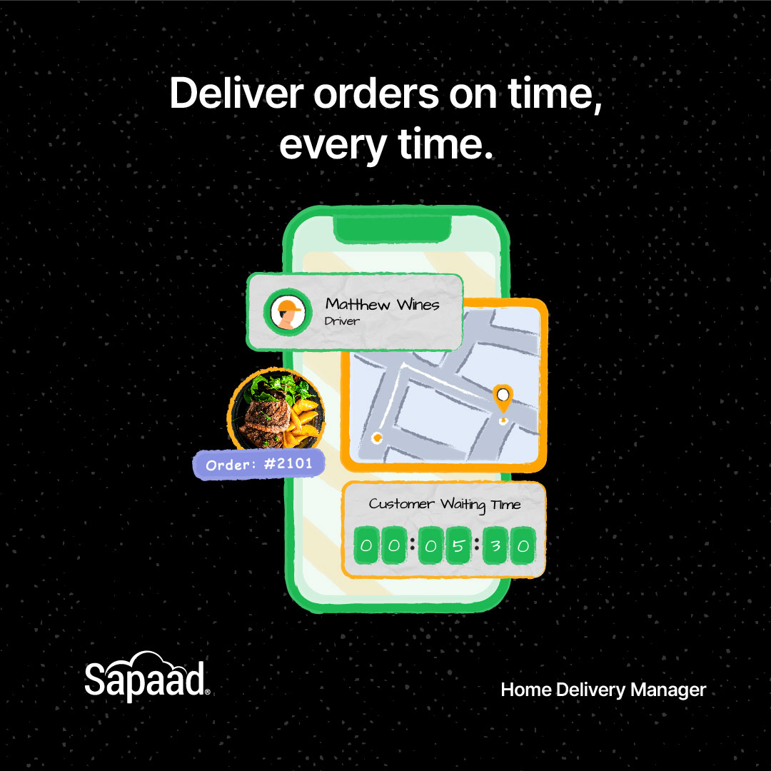 SapaadPOS's tweet photo. Stay on top of your entire delivery order cycle with Sapaad’s Home Delivery Manager!

Send orders to the kitchen, assign drivers, and monitor time spent on every order. Your customers will also see the status of their orders from their phones.

Try free: https://t.co/PzZbRVJPyq https://t.co/1pUedmHGRM
