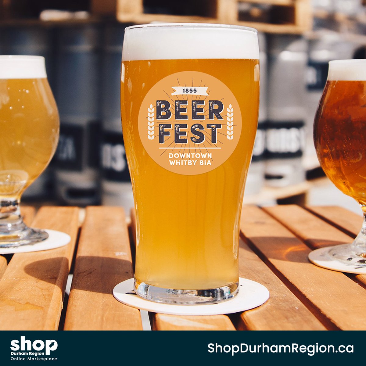 ShopDurhamON's tweet photo. Presented by @WhitbyDowntown, the fourth annual Beer Fest will be coming back to Celebration Square on Friday, September 9 &amp; Saturday, September 10, 2022! 🍻😊 Tickets and Beer Tokens are available exclusively on Shop Durham Region - Get yours now! 🎟https://t.co/lnSJhUfj5y https://t.co/VI51T5xjzt