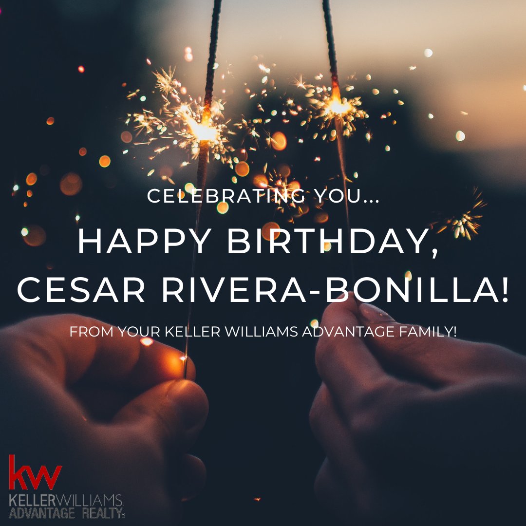 KWAdvantageRE's tweet photo. Happy Birthday Cesar!🎂🎈🌟 https://t.co/j90MKMEuSH