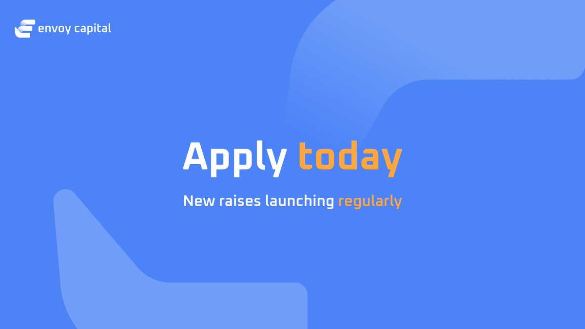 envoycapital's tweet photo. Most launchpad tokens are suffering right now, and their members are feeling it.

With Envoy Capital, we have no token. The only risk our members face is investing into a project that underperforms.

Luckily, our members also have full control over when and how much they invest. https://t.co/MUVtWcgsO8
