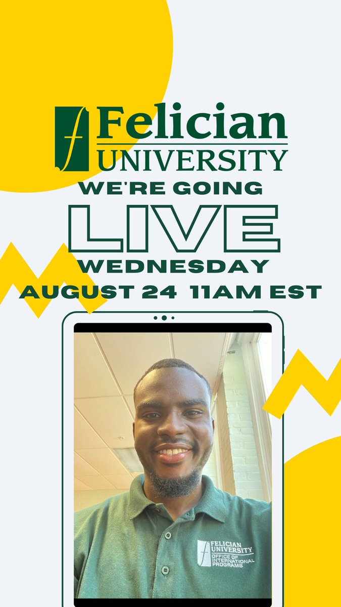FelicianOIP's tweet photo. Our live chat has been rescheduled! Join us on Wednesday at 11am EST!

@felicianoip
Instagram https://t.co/X4BP2utQyr