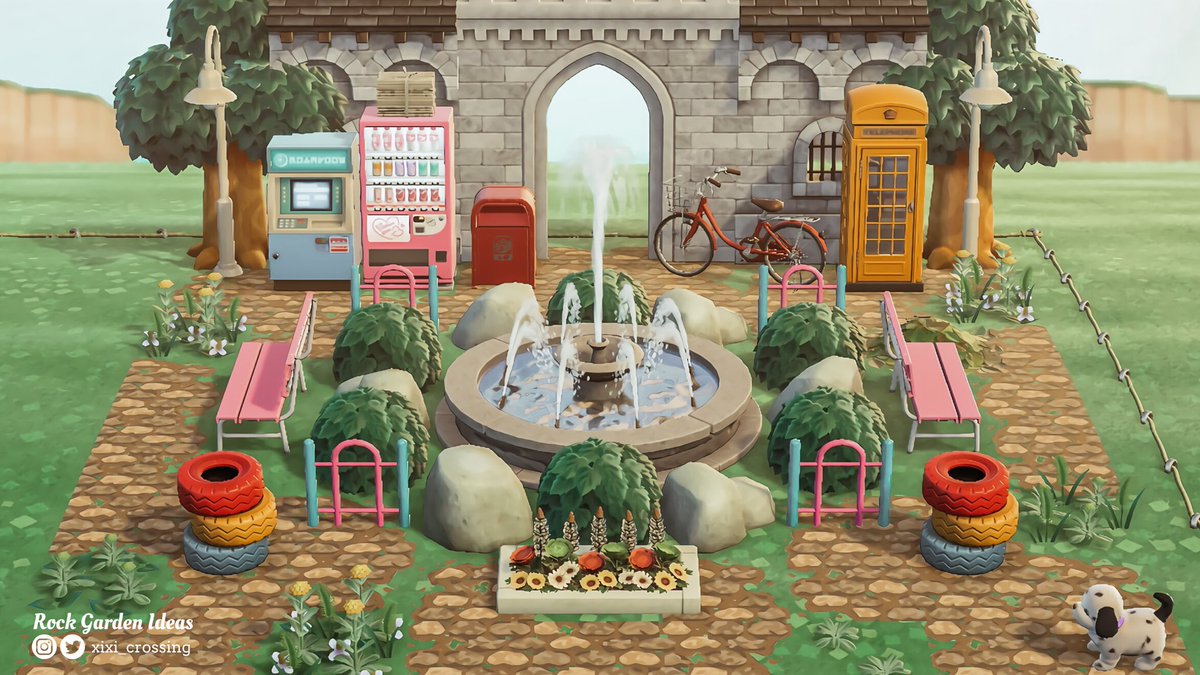 xixi_playing's tweet photo. 4 rock garden designs i made over the weekend 🪨🪴 #ACNH #AnimalCrossing https://t.co/uCXF7VaxQq