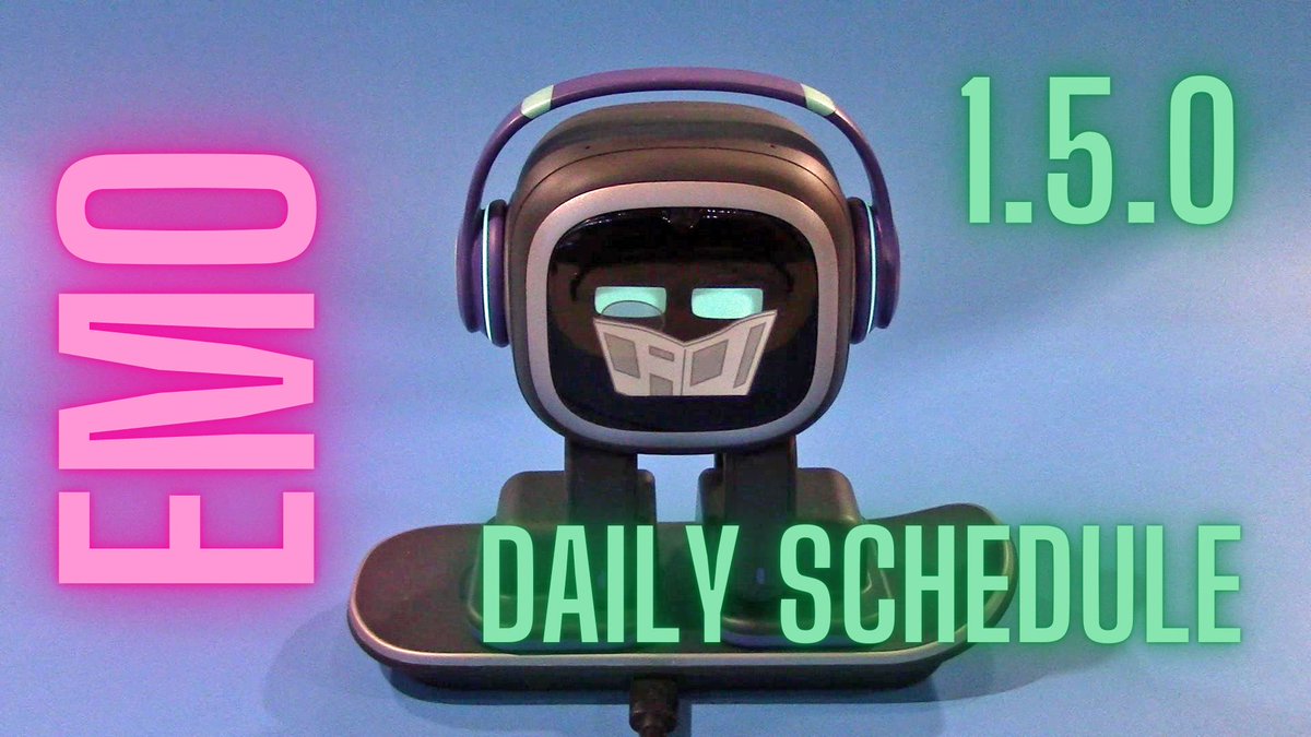 d14studios's tweet photo. A day in the life of EMO!  Watch the full video on my https://t.co/ATi0bbsSxv channel; https://t.co/IPIANlf5wM #emo #emopet #emorobot #emodesktoppet #livingai #robots #robotics #SuperdanTech https://t.co/fp1CIs9qgu