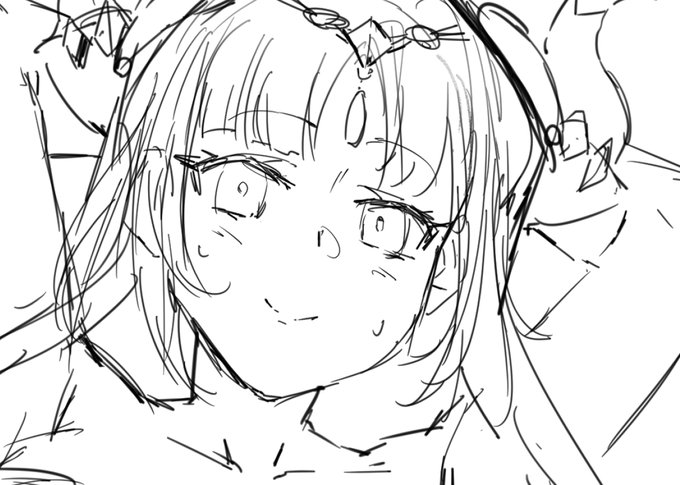 ニーロウ描いてる 