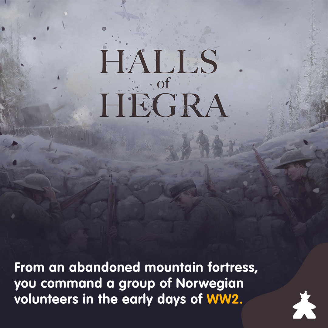 Check out our newest review for the "Halls of Hegra" Kickstarter campaign on our Instagram account 👇

instagram.com/p/Che698sMqi7/…

Halls of Hegra is a solo worker replacement, area control/tower defense WW2 game.

#boardgames #kickstarter #boardgamegeek #tabletopgames #boardgame
